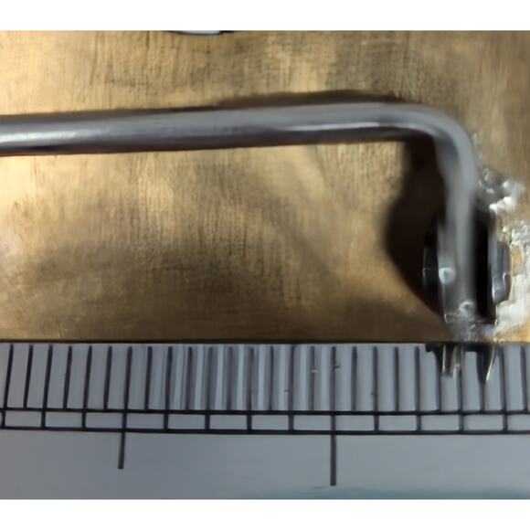 Belt buckle "Nu Gold"  Red brass Etched +Oxidized 41grams - Picture 5 of 7